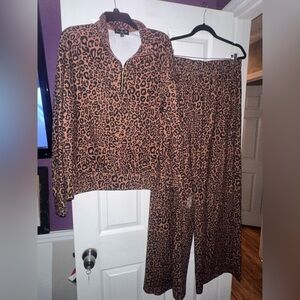Leopard Print Women's Set